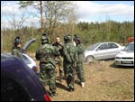 Тактический пейнтбол в лесу Тактический пейнтбол в лесу