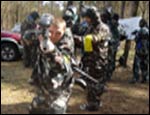 Тактический пейнтбол в лесу Тактический пейнтбол в лесу