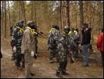 Тактический пейнтбол в лесу Тактический пейнтбол в лесу